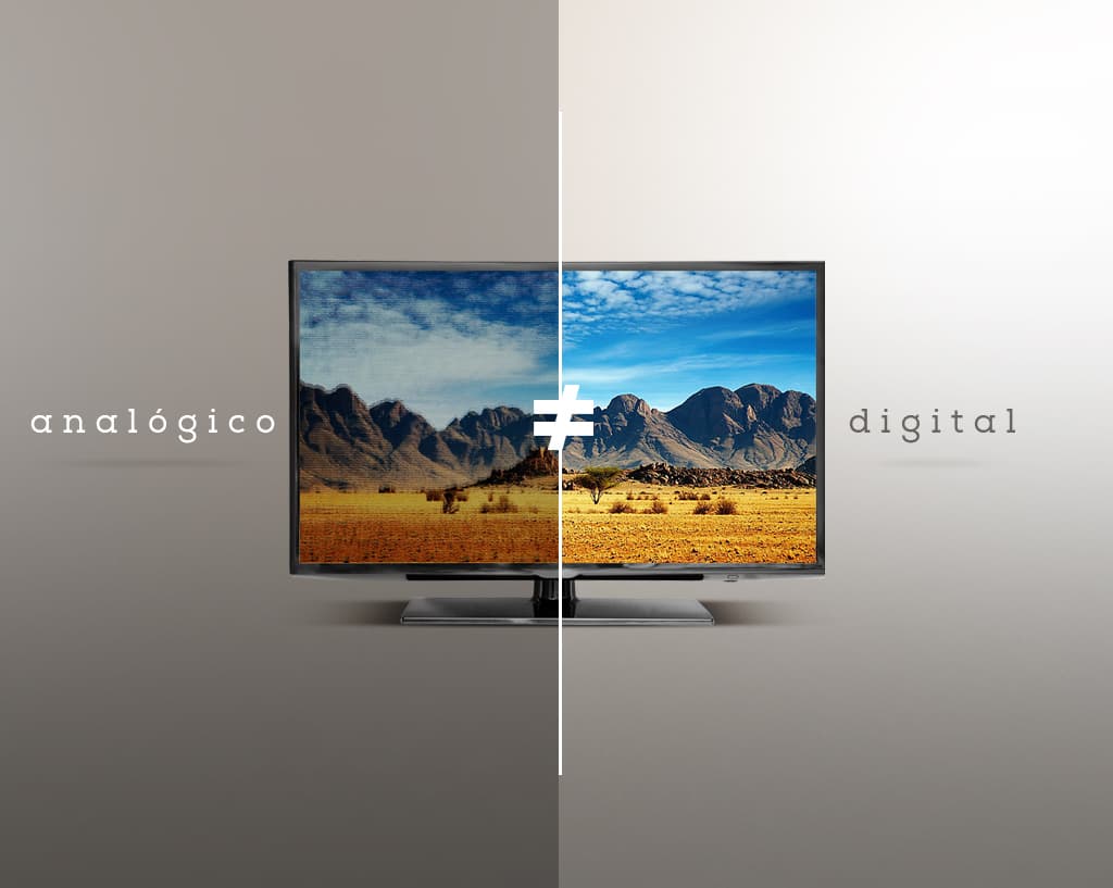 Diferença entre TV analógica e TV Digital