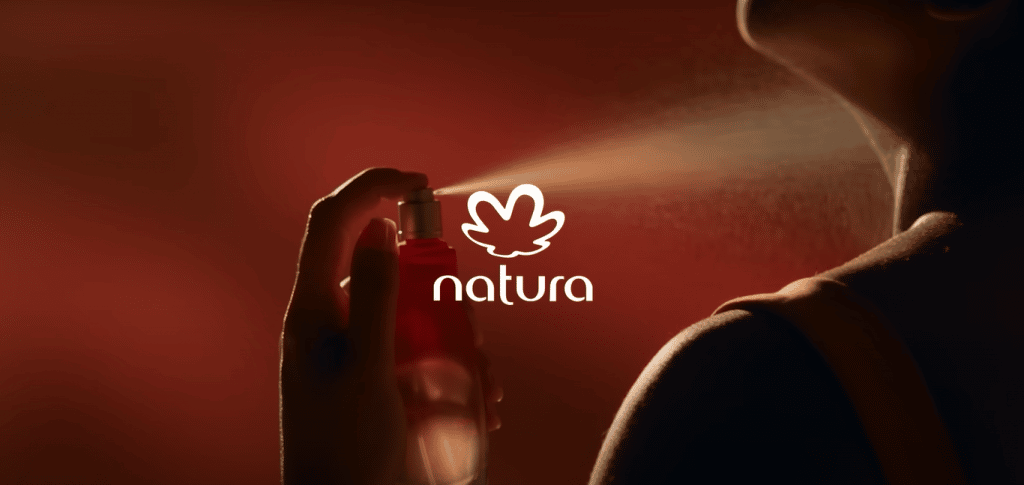 Imagem reprodução de uma propaganda da Natura